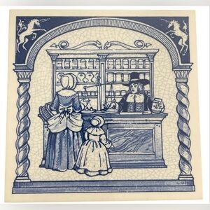 Delft Holland limited edition Pharmacy
Pill Tile w/ hook
1988